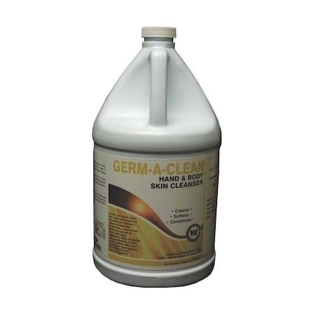 Warsaw Chemical Germ-A-Clean, Hand & Skin Cleanser, Lemon Scent, 1-Gallon, 4PK 21803-0000004